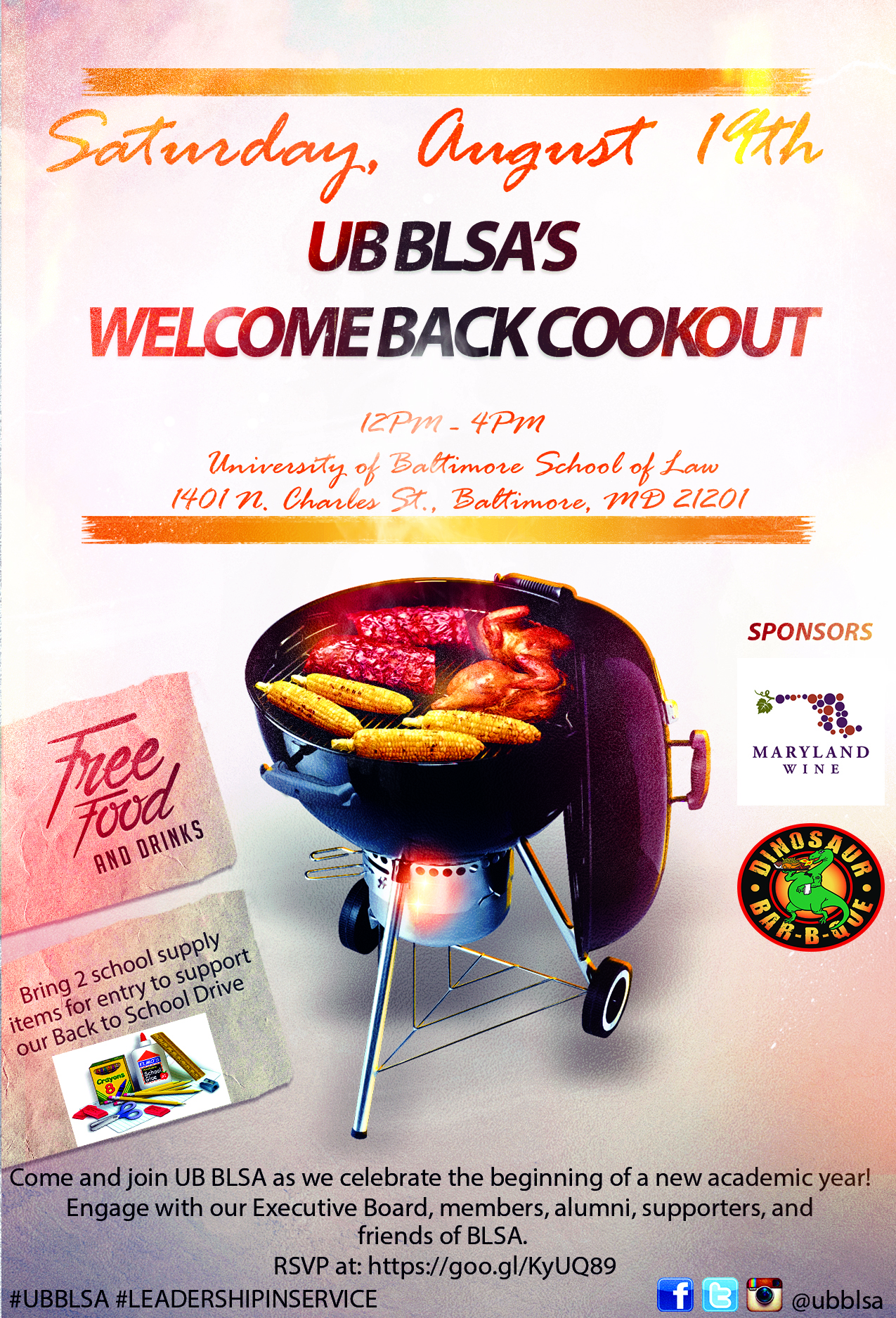 UB BLSA's Welcome Back Cookout